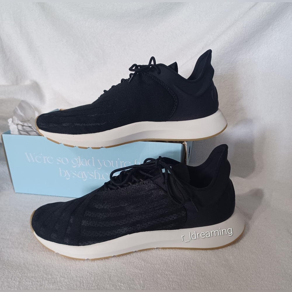 NIB Black Saysh One Sneakers Size 8.5 - *No Lid* - Picture 3 of 16